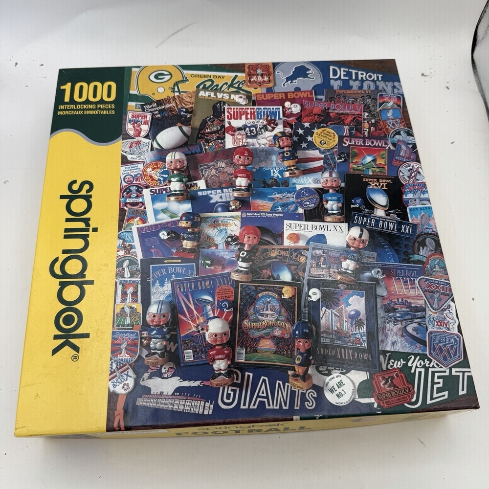 Springbok Football Fantasy 1000 Piece Jigsaw‎ Puzzle 24" x 30" New/Sealed